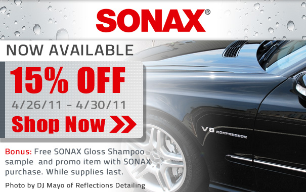 15% Off SONAX Products