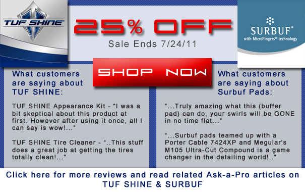 25% Off TUF SHINE and Surbuf