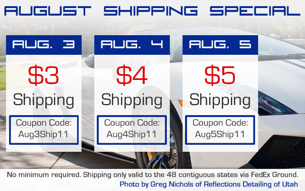 August Shipping Special