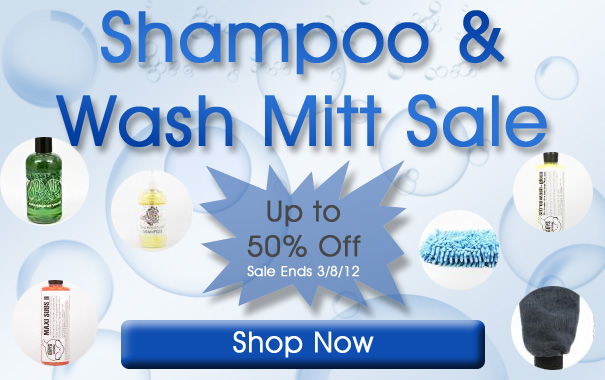 Shampoo and Wash Mitt Sale