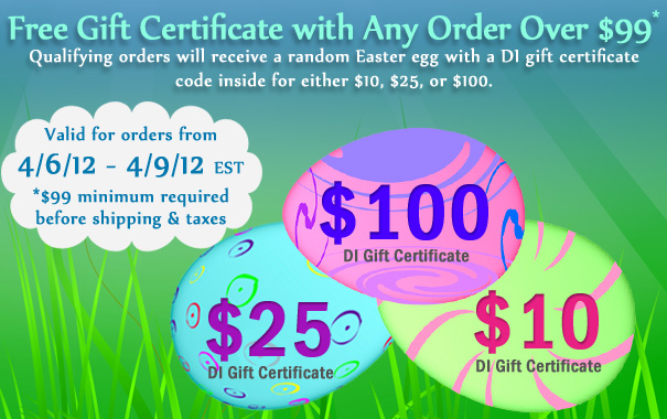 Free Easter DI Gift Certificate