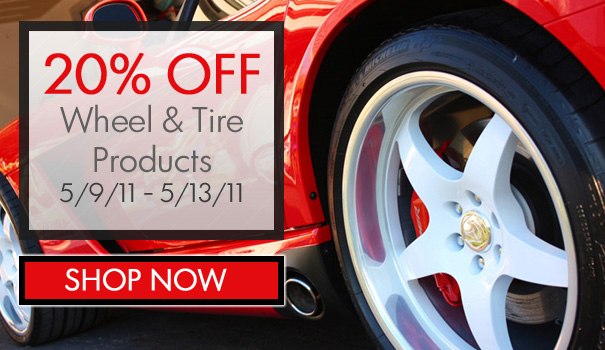 20% Off Wheel and Tire Products