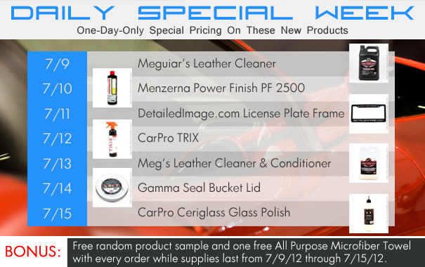 Daily Special Week with Free Bonus