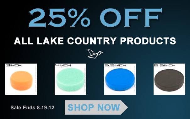 25% Off All Lake Country Products