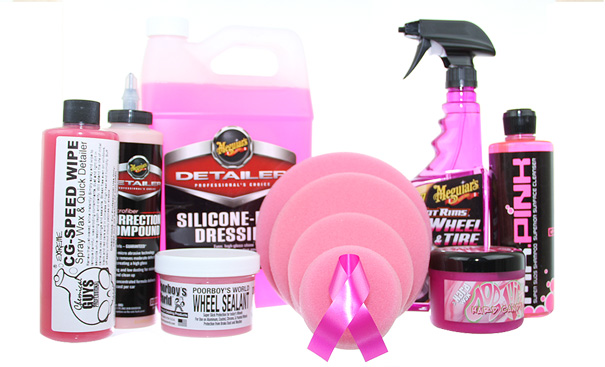 pink products for breast cancer awareness at DI