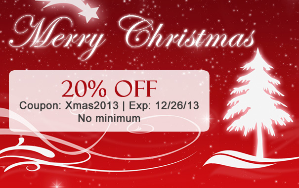 20% Off Christmas Sale