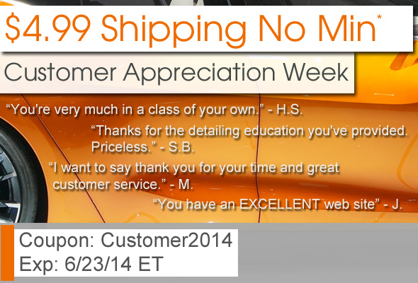$4.99 Shipping No Min - Customer Appreciation Week - Coupon: Customer2014
