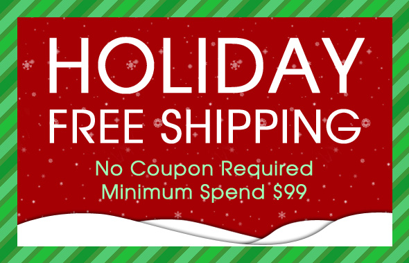 Holiday Free Shipping Over $99 With No Coupon Required