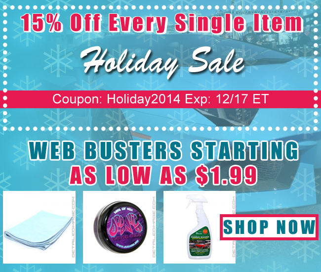 15% Off Every Single Item Coupon Holiday2014 & Web Busters