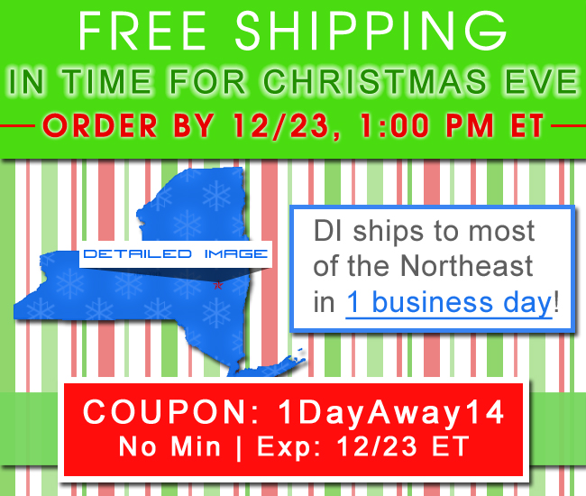 Free Shipping In Time For Christmas Eve To The Northeast - Coupon: 1DayAway14