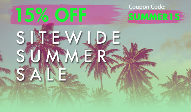 15% Off Sitewide Summer Sale - Coupon Summer15