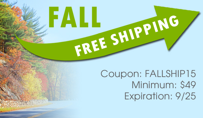 Fall Free Shipping Over $49 Coupon Code FallShip15