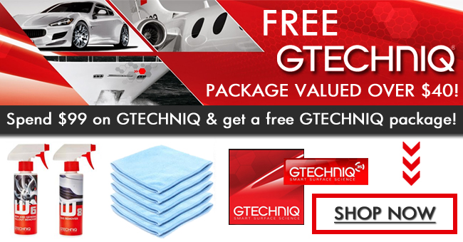 Free Gtechniq Package Valued Over $40 - Shop Now