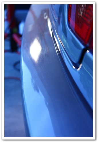2005 BMW M3 bumper before to polishing by Esoteric Auto Detail