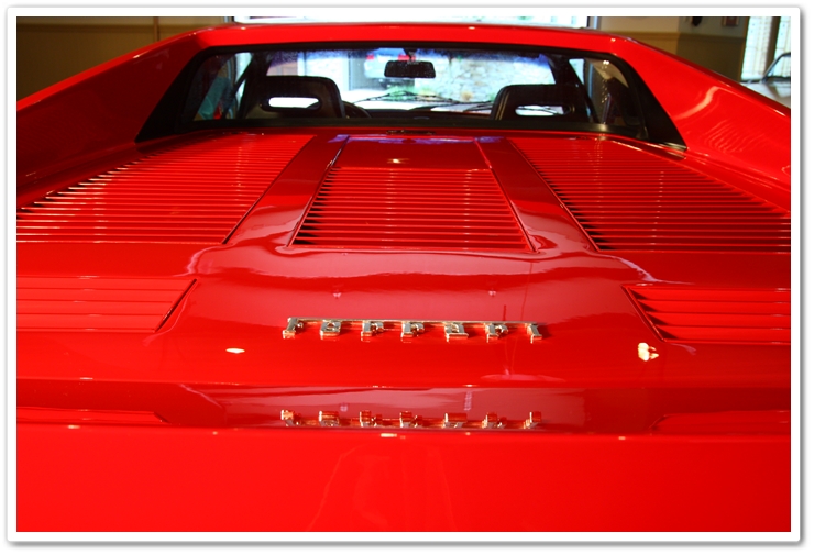 1985 Ferrari 288 GTO after detail back view