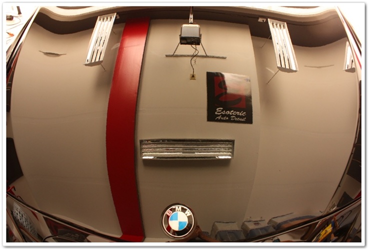 2008 BMW M6 black sapphire reflection after detail