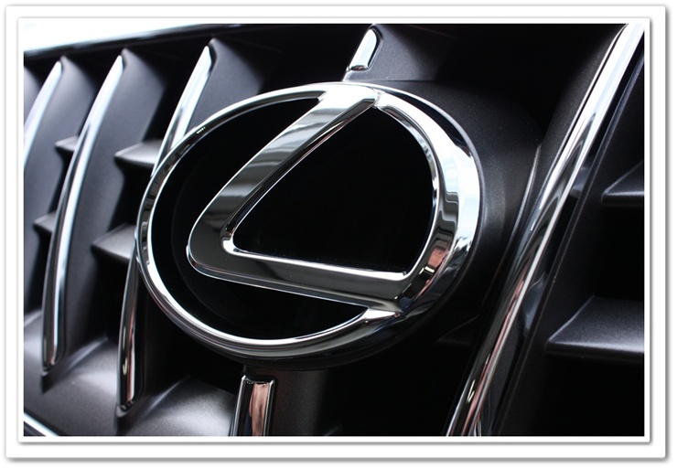 Lexus emblem after polishing with Klasse All In One