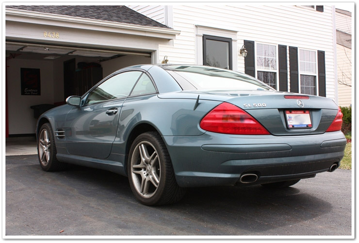 Before detailing a Mercedes SL500