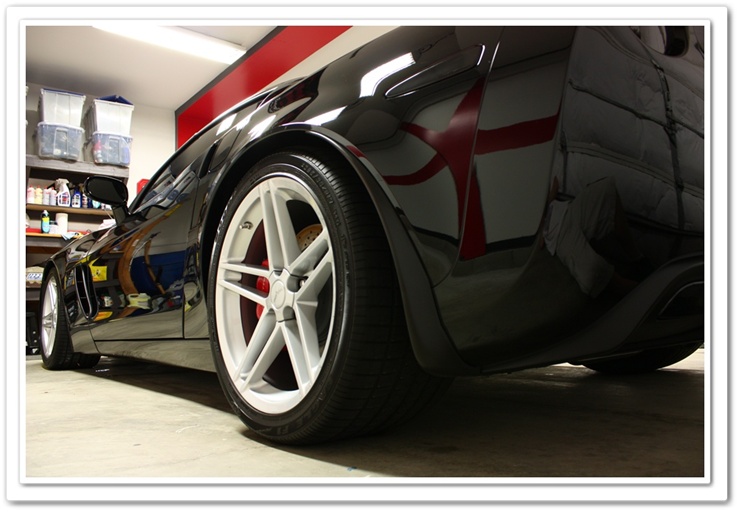 2008 black Z06 Chevy Corvette detailed by Esoteric Detail