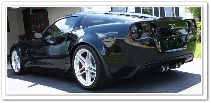 2008 black Z06 Chevy Corvette detailed by Esoteric Detail