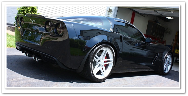 2008 black Z06 Chevy Corvette detailed by Esoteric Detail