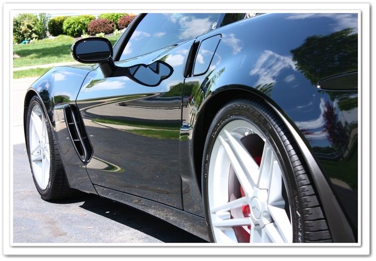 2008 black Z06 Chevy Corvette detailed by Esoteric Detail