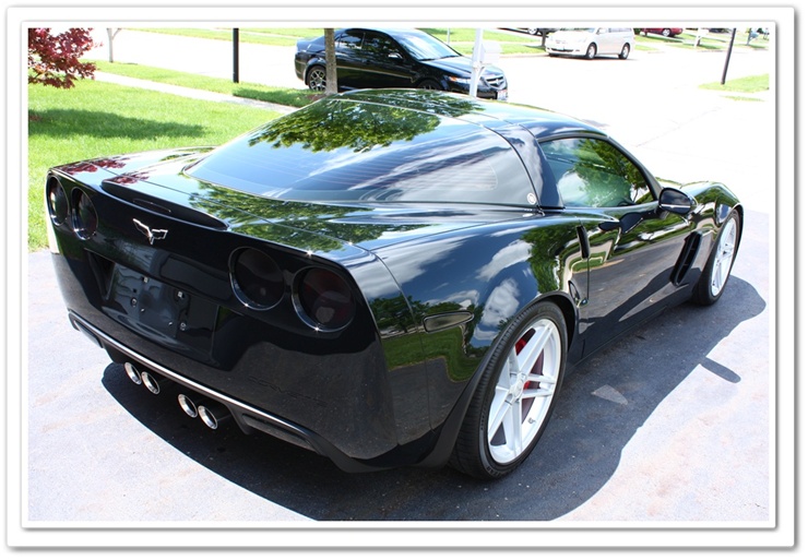 2008 black Z06 Chevy Corvette detailed by Esoteric Detail