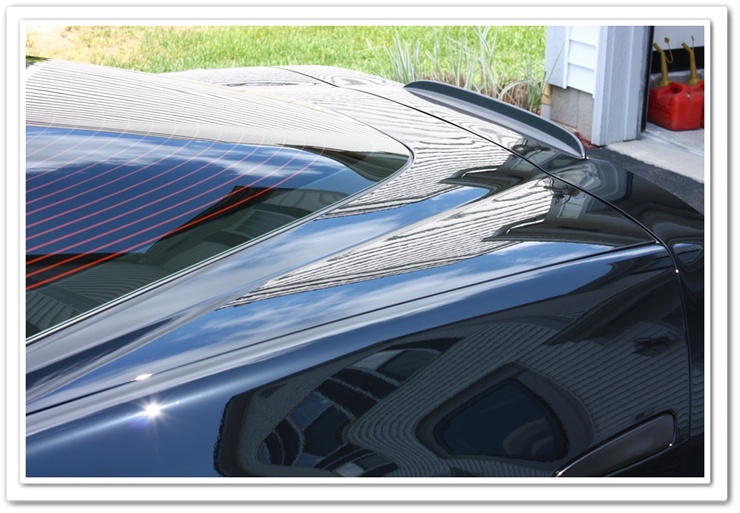 2008 black Z06 Chevy Corvette detailed by Esoteric Detail