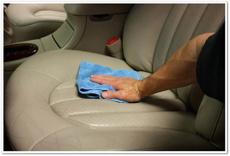 Removing Prestine Clean from leather seats