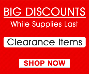 Big Discounts While Supplies Last - Clearance Items - Shop Now