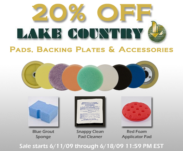 20% Off Lake Country Products