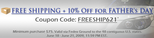 Free Shipping + 10% Off for Father's Day