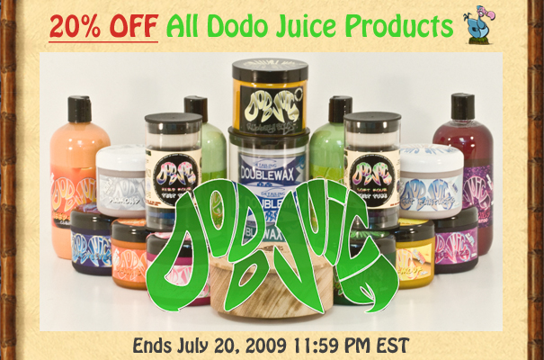 20% Off Dodo Juice Sale