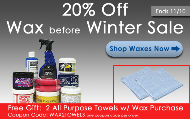 20% Off Wax Before Winter Sale