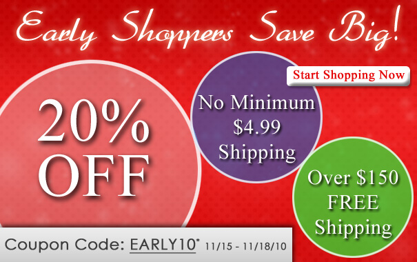 Early Shoppers Save BIG | The Detailed Image Blog