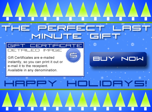 The Perfect Last Minute Gift: Detailed Image Gift Certificates