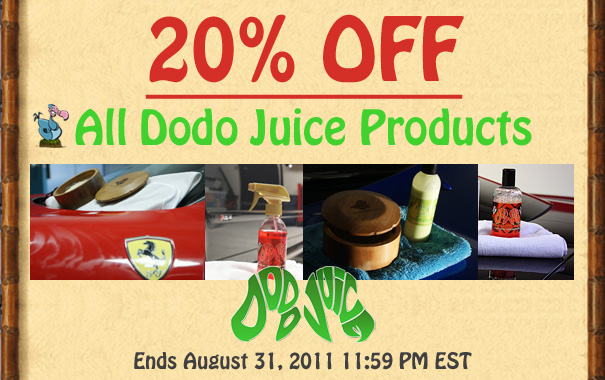 20% Off Dodo Juice Sale