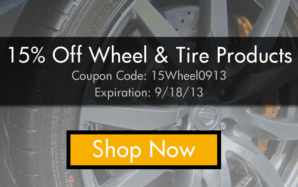 15% Off Wheel and Tire Products - Coupon: 15Wheel0913