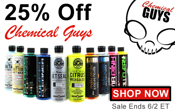 25% Off Chemical Guys - Shop Now
