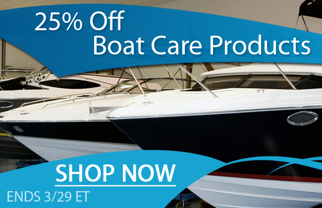 25% Off Boat Care Products - Shop Now