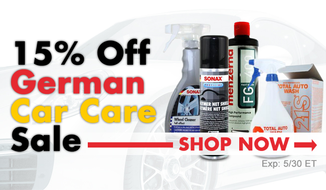 15% Off German Car Care Sale - Shop Now