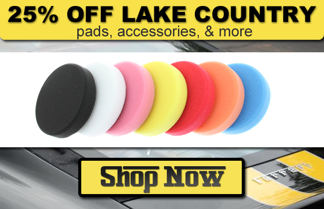 25% Off Lake Country Pads, Accessories, and More - Shop Now