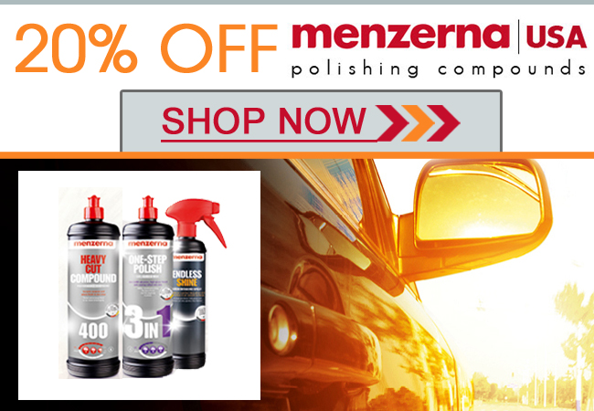 20% Off Menzerna Polishes - Shop Now