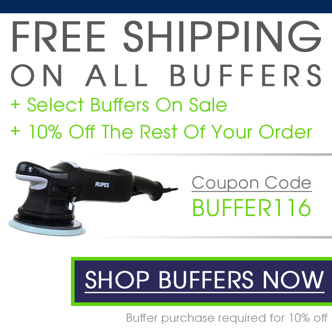 Free Shipping On All Buffers + Select Buffers On Sale + 10% Off The Rest Of Your Order - Coupon Code Buffer116 - Shop Buffers Now