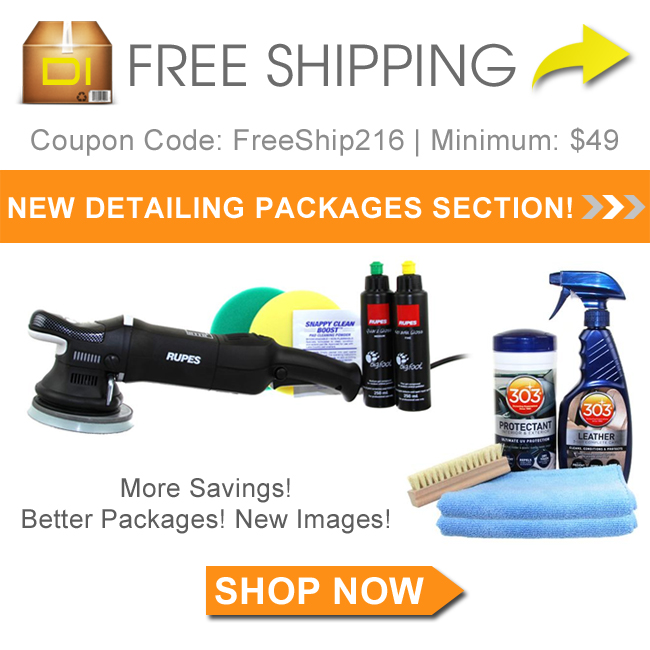 Free Shipping - Coupon Code: FreeShip216 | Minimum: $49 - NEW DETAILING PACKAGES SECTION! More savings, better packages, and new images! - Shop Now