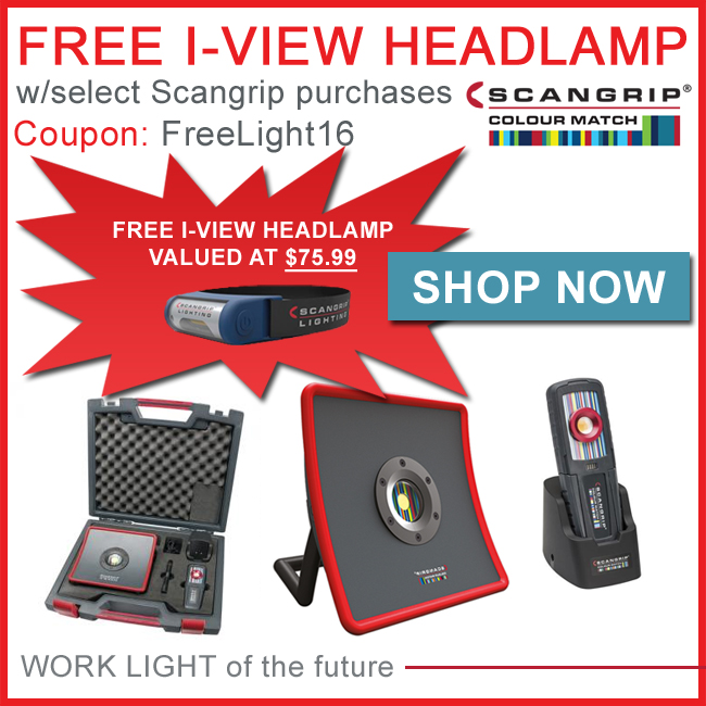 Free I-View Headlamp w/select Scangrip purchases - Coupon FreeLight16 - Free I-View Headlamp Valued at $75.99  - Shop Now