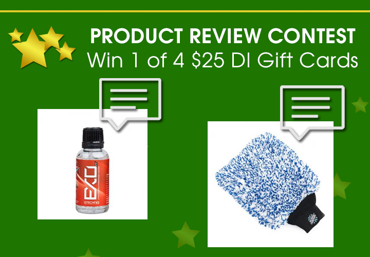 Product Review Contest - Win 1 of 4 DI Gift Cards