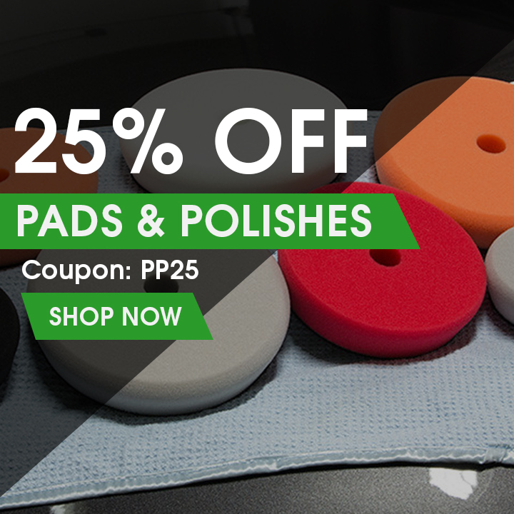 25% Off Pads & Polishes - Coupon PP25 - Shop Now