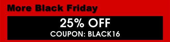 25% Off - Coupon: Black16
