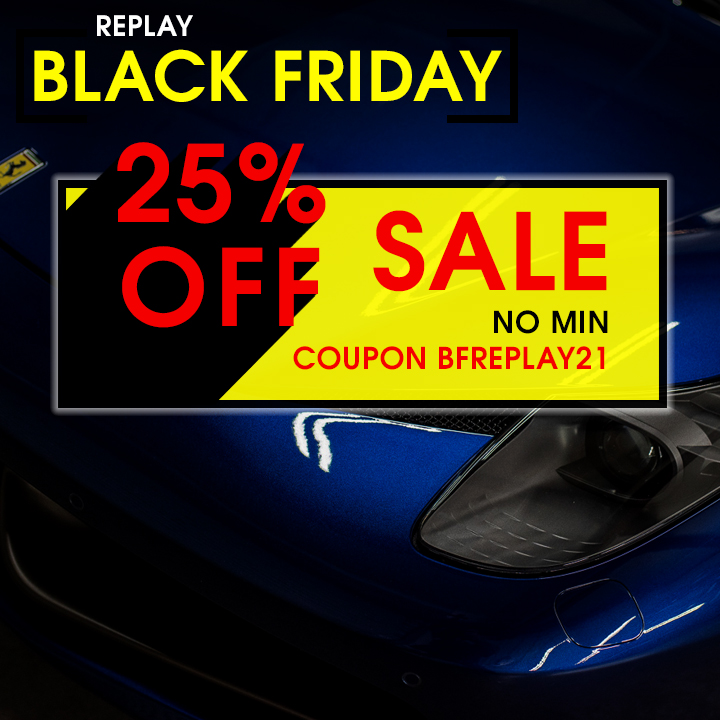 Black Friday Replay - 25% Off Sale No Min Coupon BFREPLAY21 - Shop Now